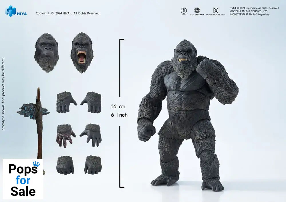 Godzilla x Kong: The New Empire Exquisite Basic Action Figure Kong 16 cm