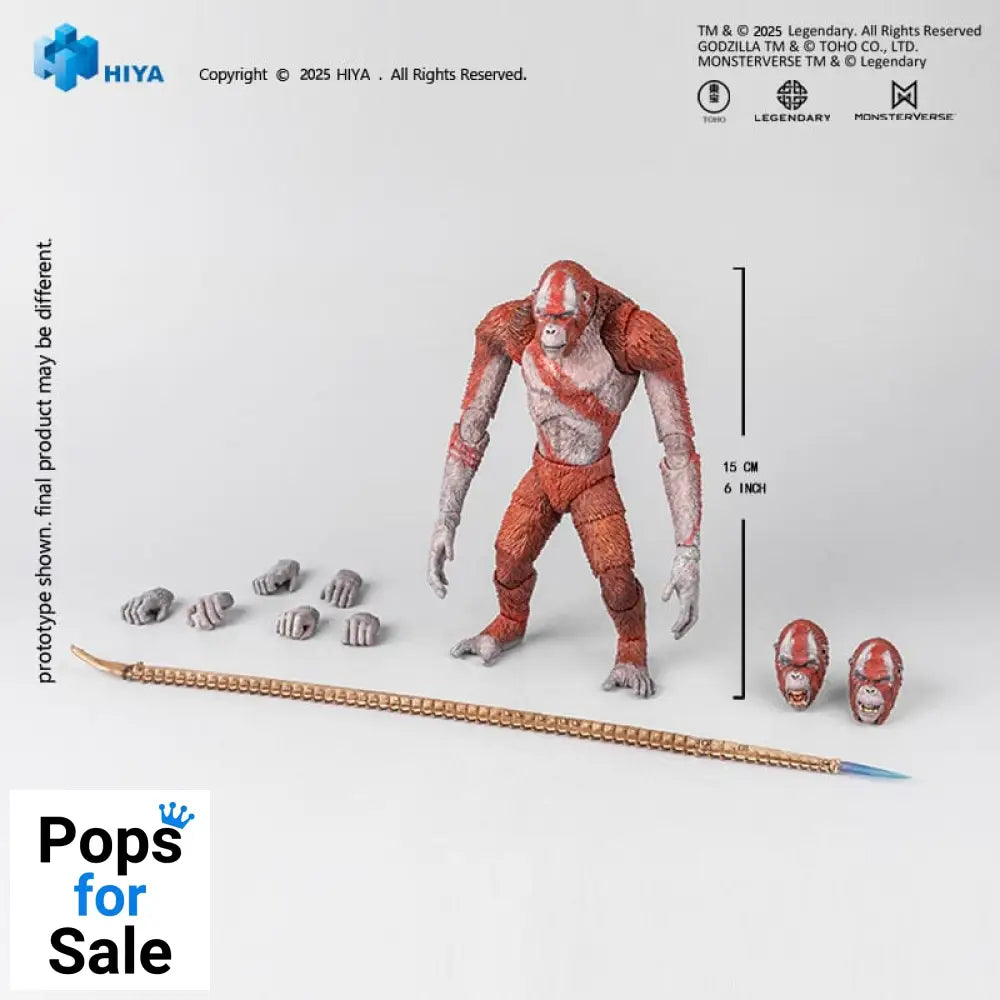 Godzilla x Kong The New Empire Exquisite Basic Action Figure Skar King 15 cm Action figures