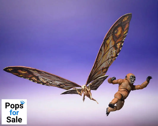 Godzilla x Kong: The New Empire S.H. Monster Arts Action Figures 2-Pack Suko & Mothra