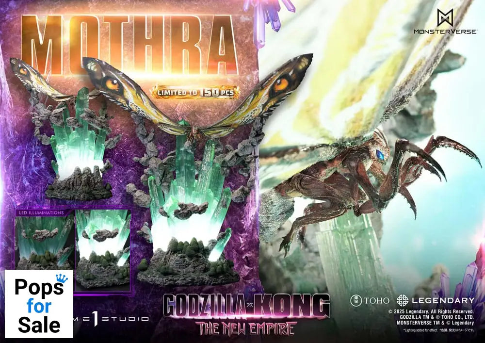 Godzilla x Kong: The New Empire Ultimate Diorama Masterline Series Statue Mothra 113 cm