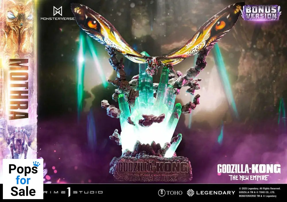Godzilla x Kong: The New Empire Ultimate Diorama Masterline Series Statue Mothra Bonus Version 113 cm