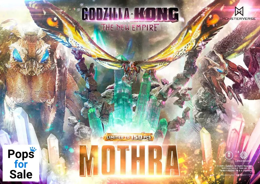 Godzilla x Kong: The New Empire Ultimate Diorama Masterline Series Statue Mothra Bonus Version 113 cm