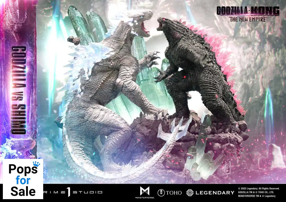 Godzilla x Kong: The New Empire Ultimate Diorama Masterline Series Statue Godzilla vs Shimo 86 cm