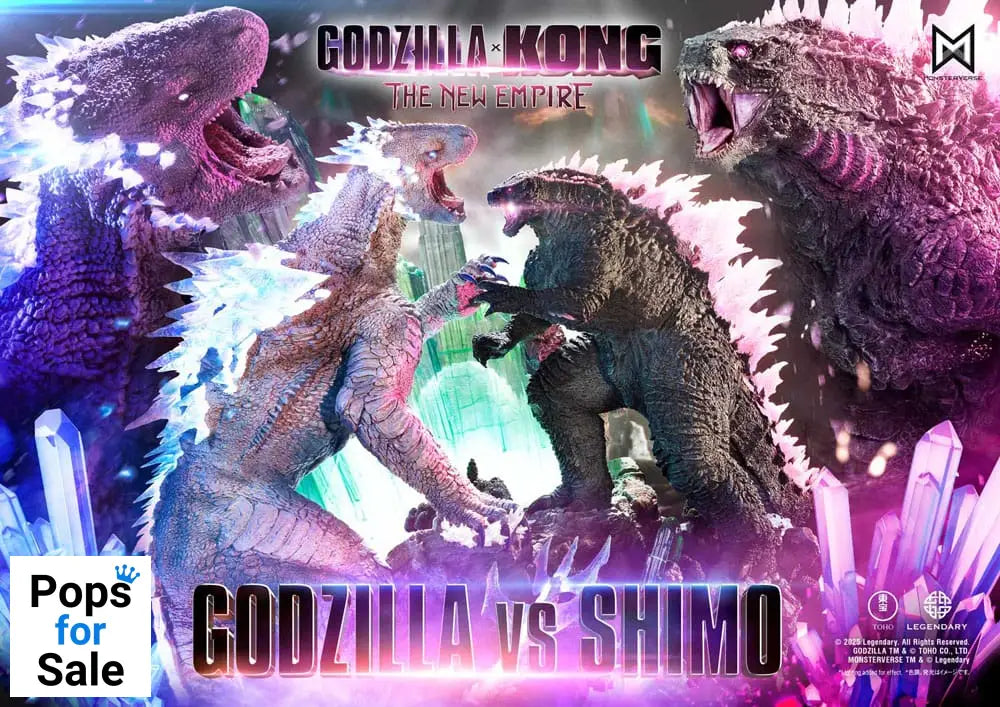 Godzilla x Kong: The New Empire Ultimate Diorama Masterline Series Statue Godzilla vs Shimo 86 cm