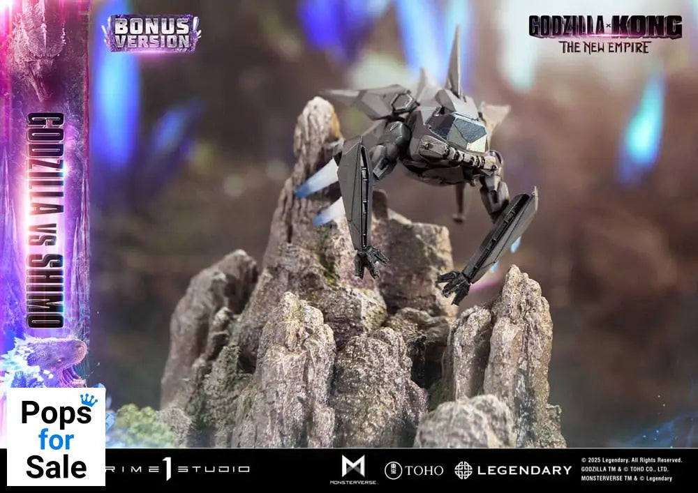 Godzilla x Kong: The New Empire Ultimate Diorama Masterline Series Statue Godzilla vs Shimo Bonus Version 86 cm Statues