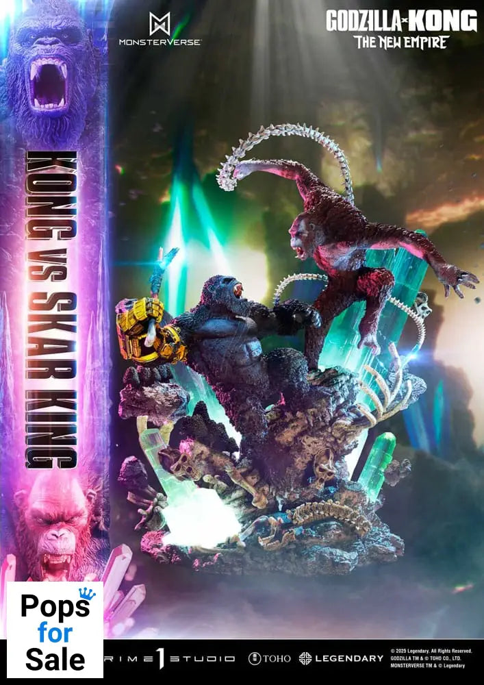 Godzilla x Kong: The New Empire Ultimate Diorama Masterline Series Statue Kong vs Skar King 104 cm