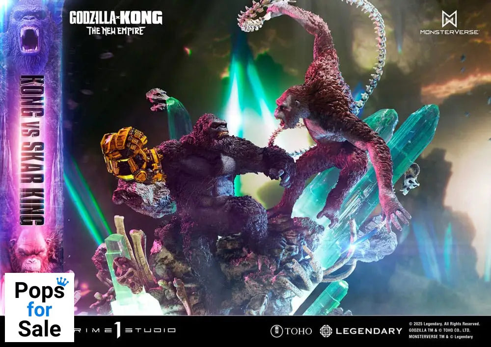Godzilla x Kong: The New Empire Ultimate Diorama Masterline Series Statue Kong vs Skar King 104 cm Statues