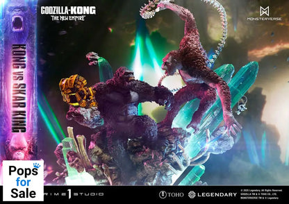 Godzilla x Kong: The New Empire Ultimate Diorama Masterline Series Statue Kong vs Skar King 104 cm