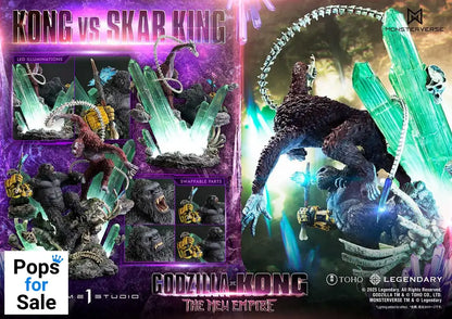 Godzilla x Kong: The New Empire Ultimate Diorama Masterline Series Statue Kong vs Skar King 104 cm Statues
