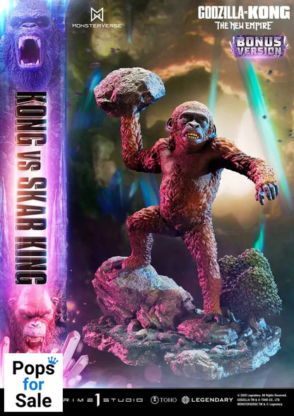 Godzilla x Kong: The New Empire Ultimate Diorama Masterline Series Statue Kong vs Skar King Bonus Version 104 cm Statues