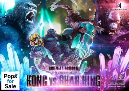 Godzilla x Kong: The New Empire Ultimate Diorama Masterline Series Statue Kong vs Skar King Bonus Version 104 cm
