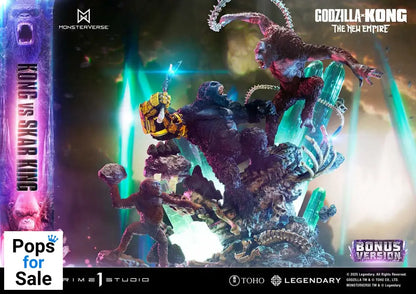 Godzilla x Kong: The New Empire Ultimate Diorama Masterline Series Statue Kong vs Skar King Bonus Version 104 cm Statues