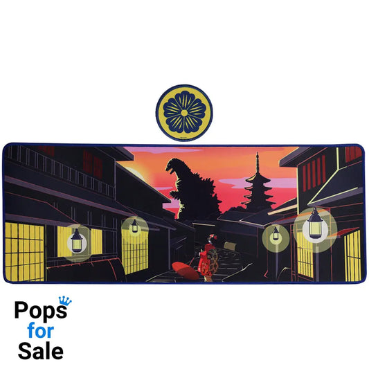 Godzilla XL Desk Pad and Coaster Set