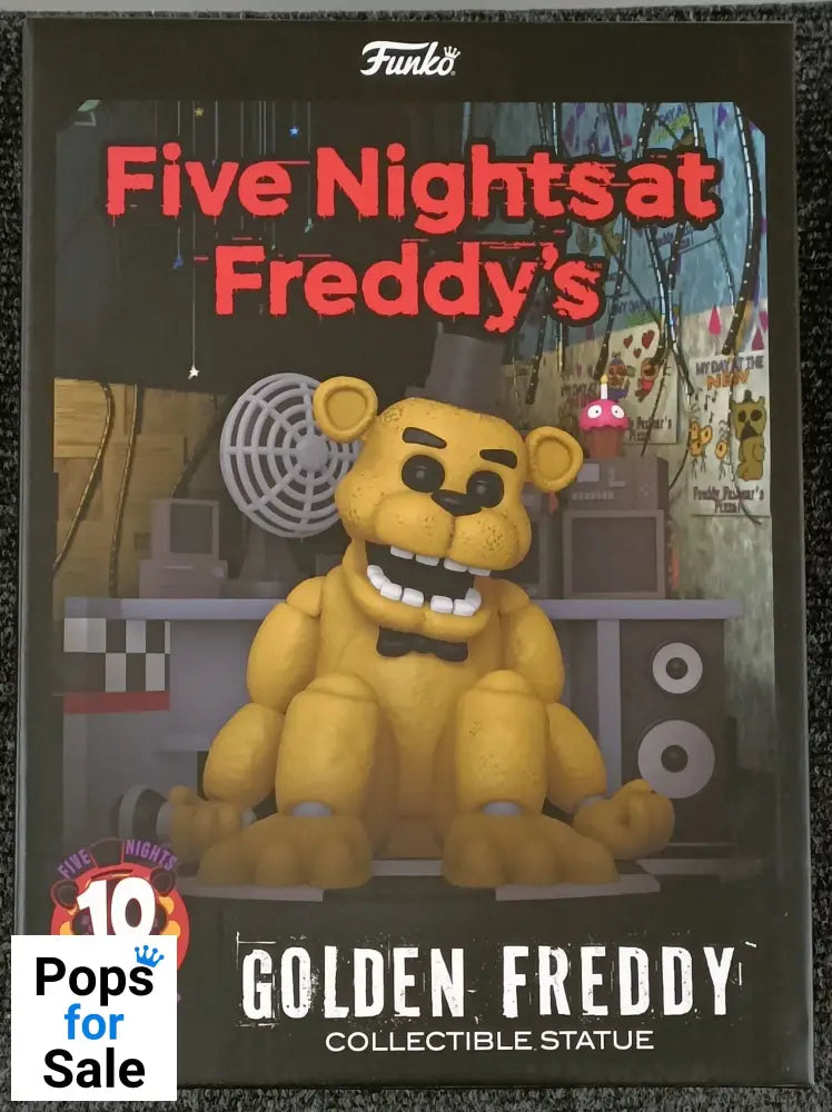Golden Freddy Statue Five Nights at Freddy's 12 Inch Funko POP