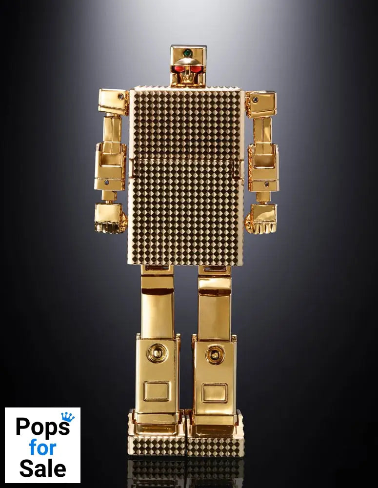 Golden Warrior Gold Lightan Soul of Chogokin Diecast Action Figure GX-32SP Gold Lightan 50th Anniversary Ver. 13 cm