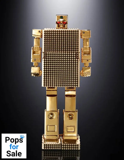 Golden Warrior Gold Lightan Soul of Chogokin Diecast Action Figure GX-32SP Gold Lightan 50th Anniversary Ver. 13 cm
