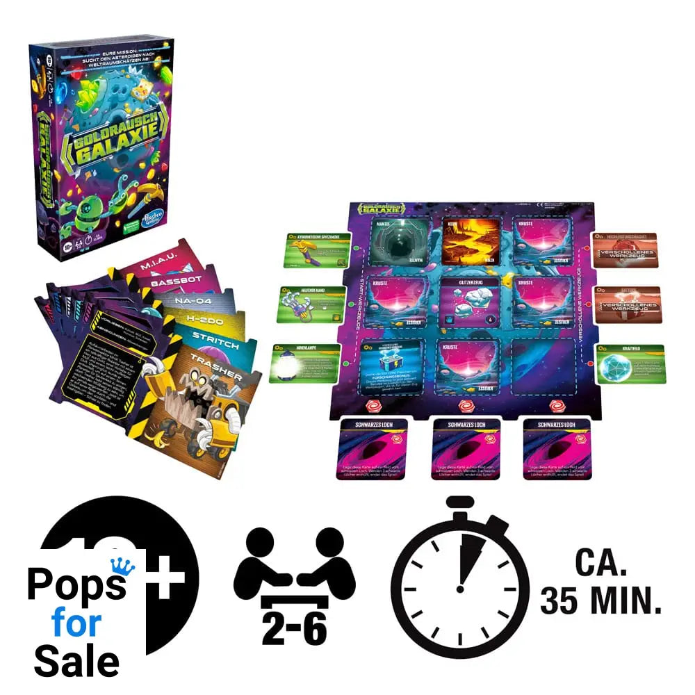 Goldrausch Galaxie Board Game *German Version* Board games and accessories