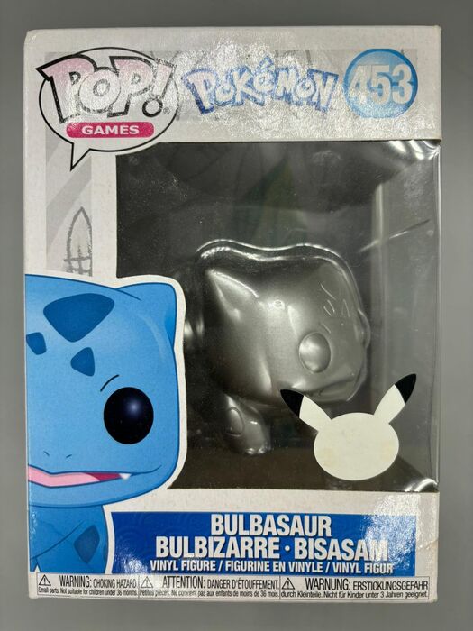 453 Bulbasaur (Silver) - Metallic - Pokemon Box Damaged Funko POP