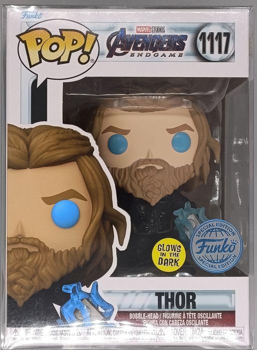 1117 Thor - Glow - Marvel Avengers Endgame - Funko POP - Box Damaged