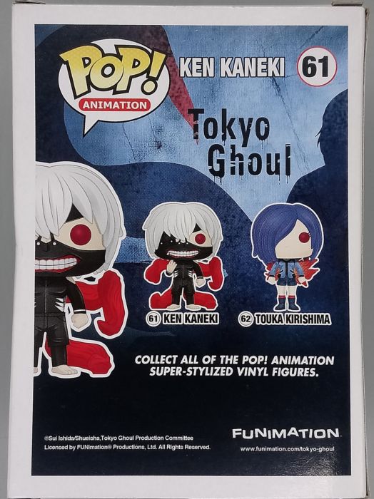 61 Ken Kaneki - Tokyo Ghoul - Funko POP - Box Damaged