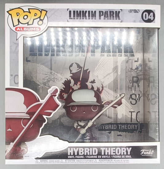 04 Hybrid Theory - Albums - Linkin Park - Rocks - Funko POP - Box Damaged