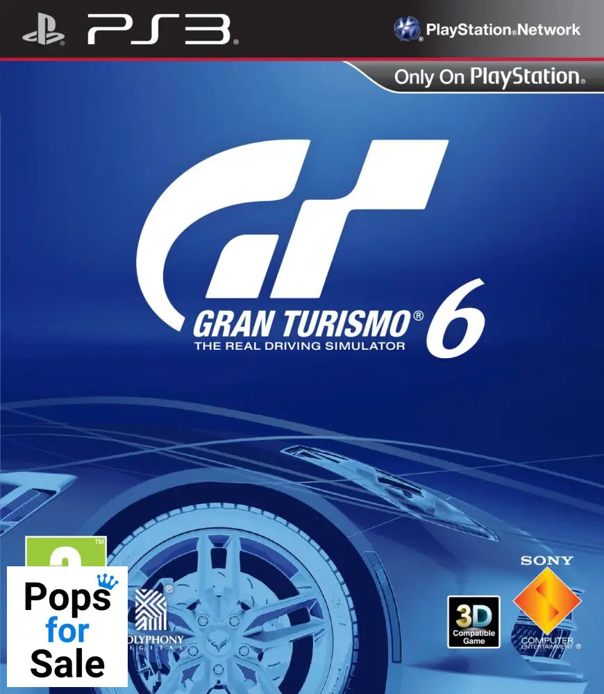 Gran Turismo 6 for Playstation 3 (PS3)