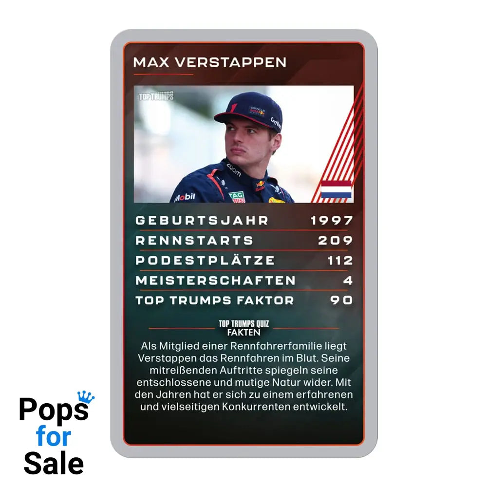 Grand Prix Helden Card Game Top Trumps Collectables *German Version*