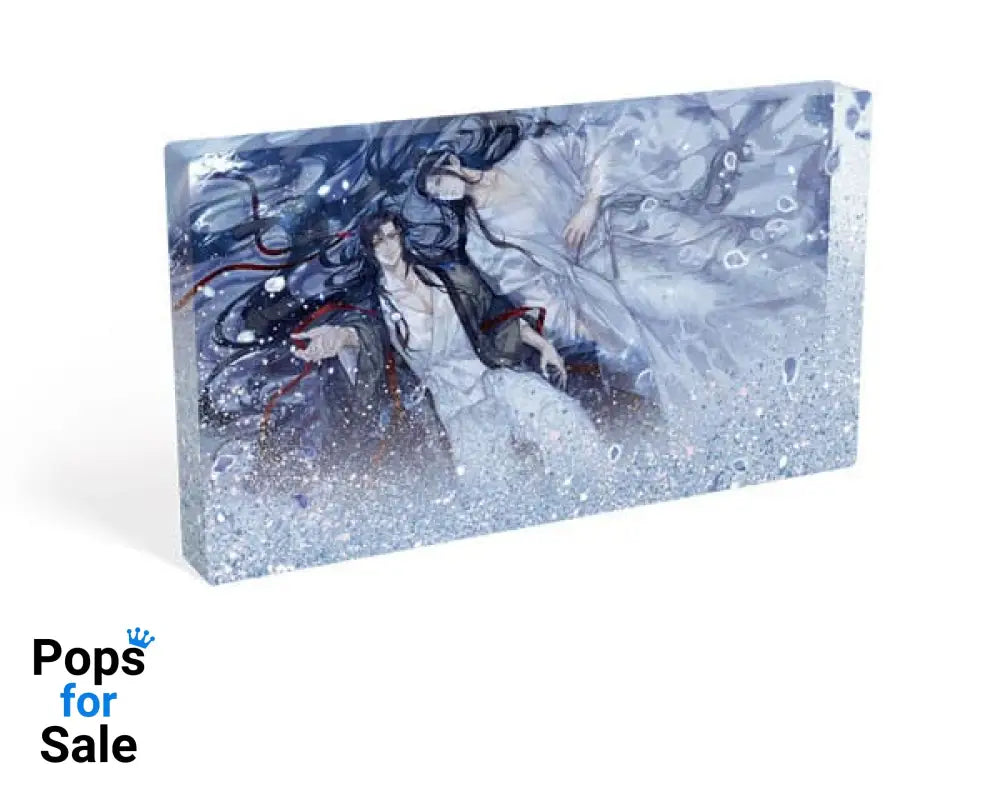 Grandmaster of Demonic Cultivation Acryl Block with Glitter Wei Wuxian & Lan Wangji Galaxy 17 x 10 cm Decoration