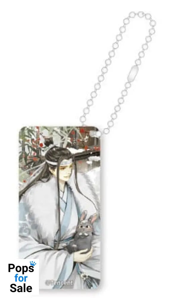 Grandmaster of Demonic Cultivation Winter Season Series Acrylic Domino Keychain Lan Wangji 6 cm Keyrings