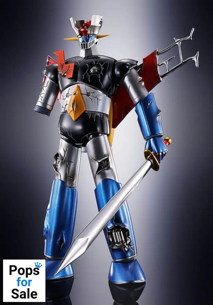 Great Mazinger Soul of Chogokin Diecast Action Figure GX-105D Great Mazinger Z Kakumei Shinka Damage Ver. 17 cm