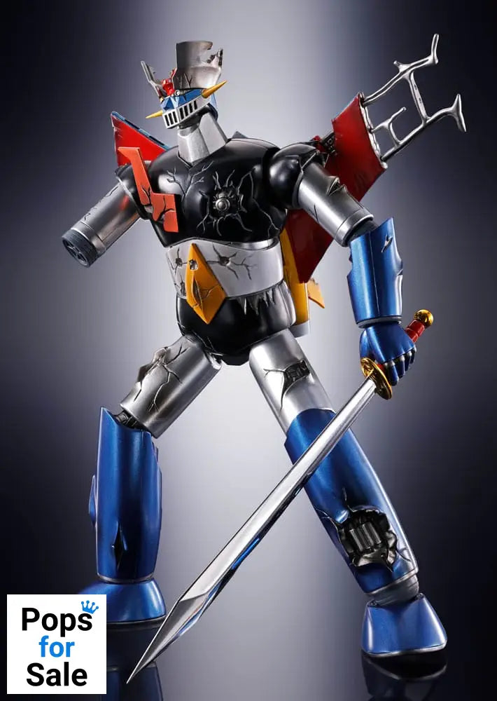 Great Mazinger Soul of Chogokin Diecast Action Figure GX-105D Great Mazinger Z Kakumei Shinka Damage Ver. 17 cm