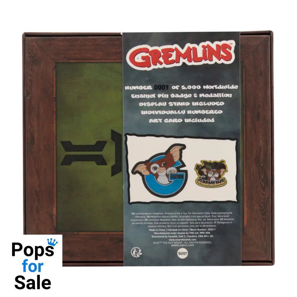 Gremlins Limited Edition Medallion and Pin Set Medallion