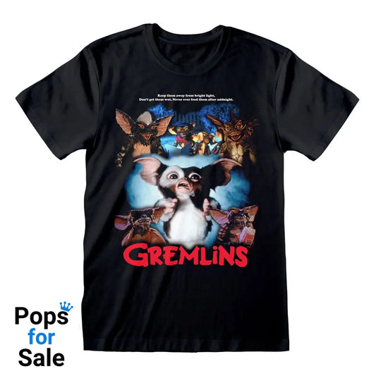 Gremlins T-Shirt Retro Poster Style  Size M