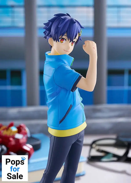 Gridman Universe Pop Up Parade PVC Statue Yomogi Asanaka L Size 23 cm