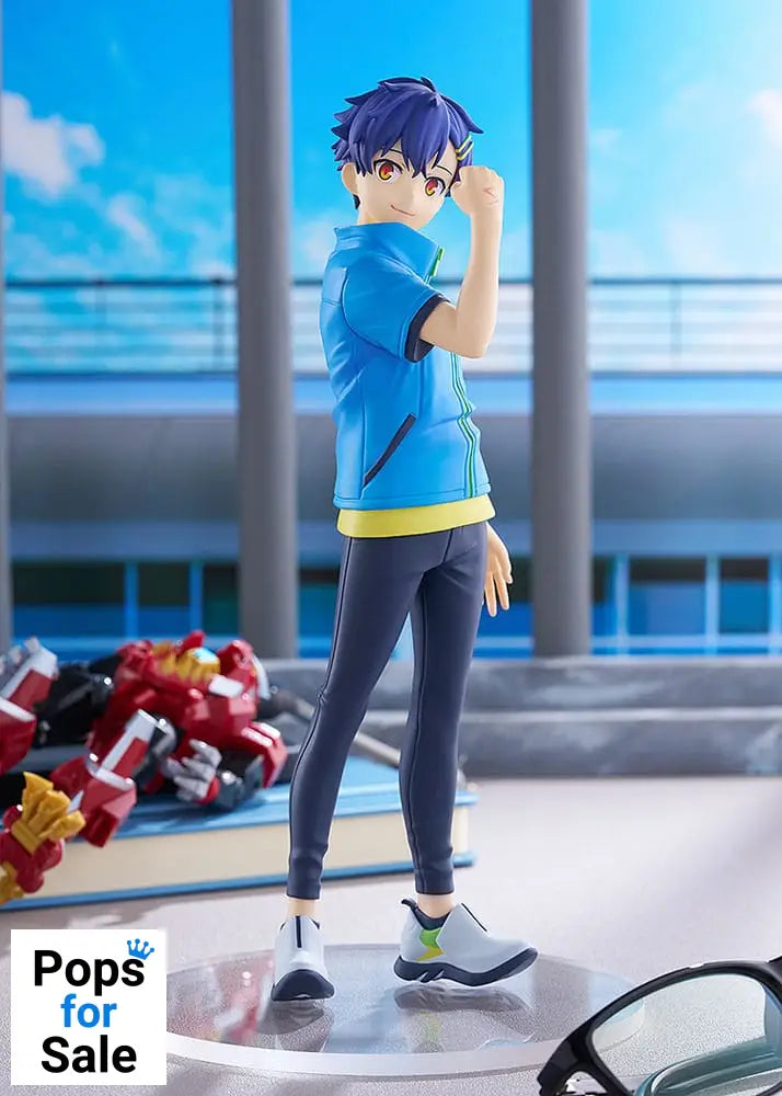 Gridman Universe Pop Up Parade PVC Statue Yomogi Asanaka L Size 23 cm