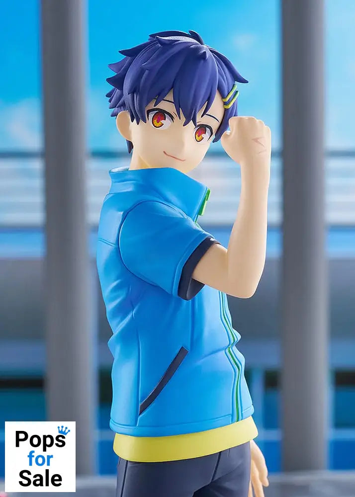 Gridman Universe Pop Up Parade PVC Statue Yomogi Asanaka L Size 23 cm