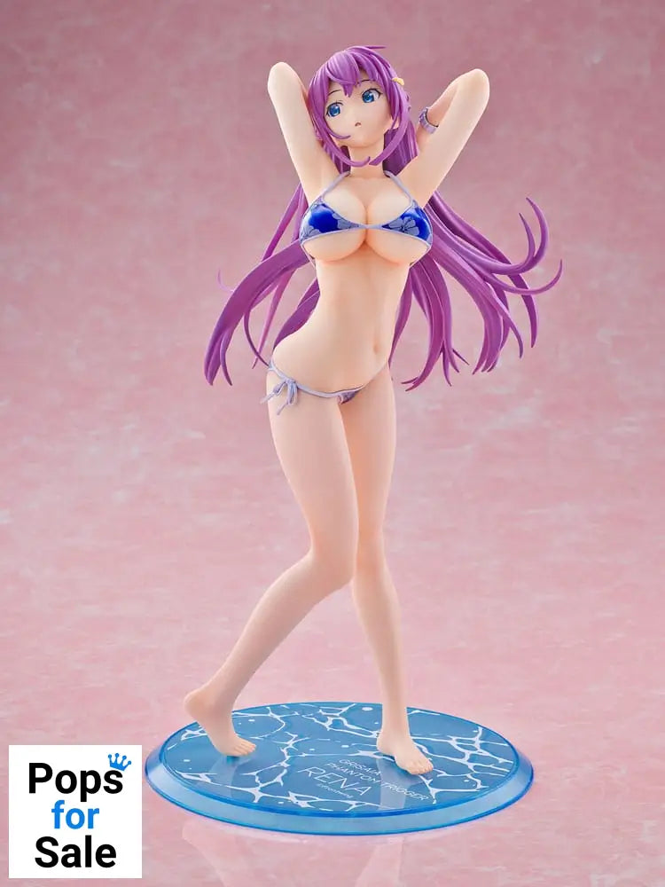 Grisaia Phantom Trigger PVC Statue 1/6 Rena Fukami Metallic Blue Ver. 28 cm