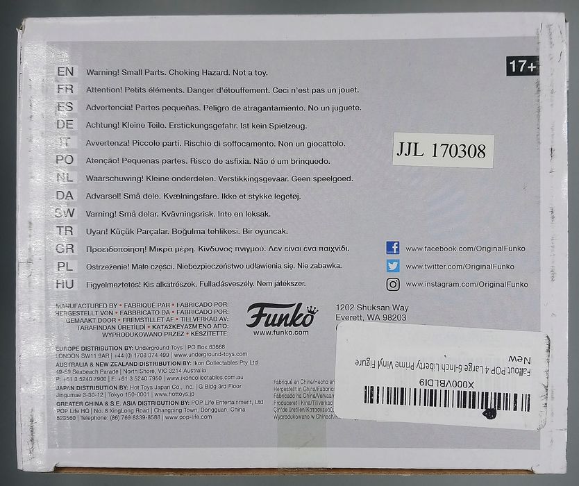 #167 Liberty Prime - 6 Inch - Fallout 4 - Box Damaged Funko POP