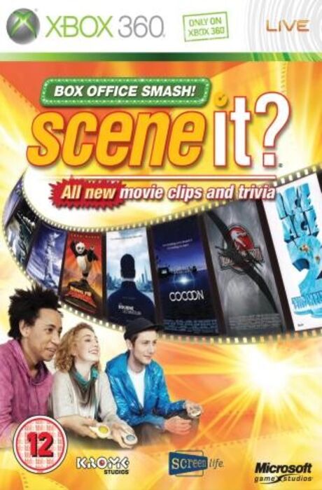 Scene It? Box Office Smash - Software Only for Microsoft Xbox 360 - [Just Disc]