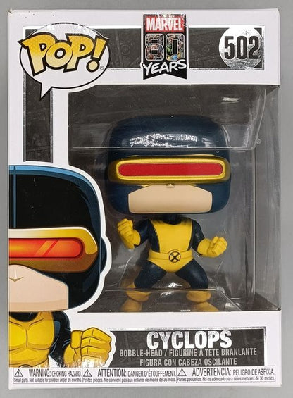 #502 Cyclops (First Appearance) - Marvel 80 Years Box Damaged Funko POP