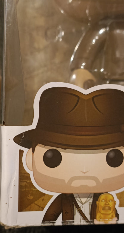 #885 Indiana Jones (w/ Idol) - 10 Inch - Disney - Box Damaged Funko POP