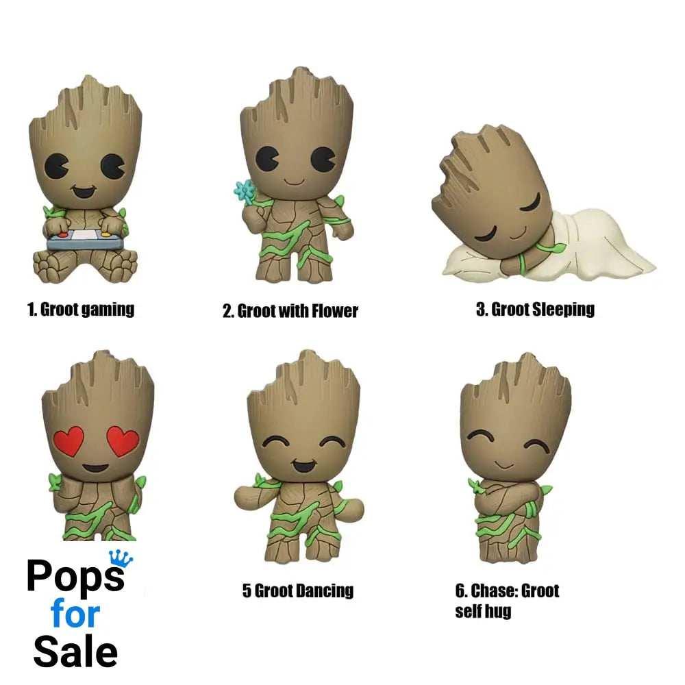 Guardian of the Galaxy 3D Magnets Groot Series 2 Display (12)