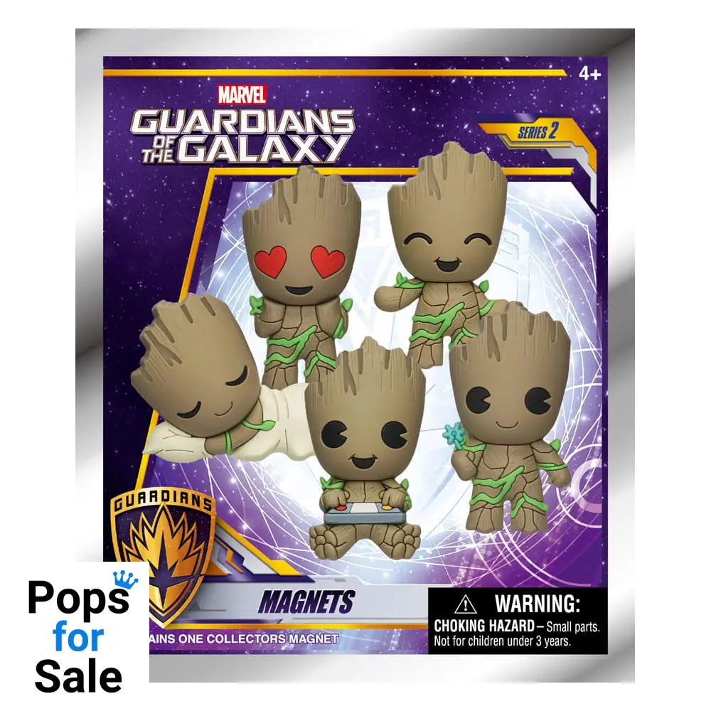 Guardian of the Galaxy 3D Magnets Groot Series 2 Display (12)