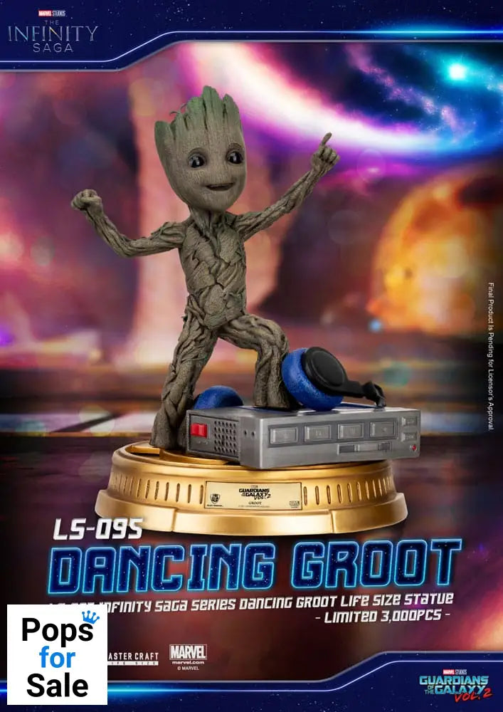 Guardians of the Galaxy 2 Life-Size Statue Dancing Groot heo EU Exclusive 32 cm