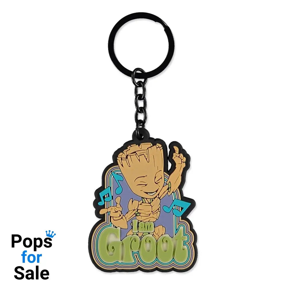 Guardians of the Galaxy Rubber-Keychain Groot Keyrings