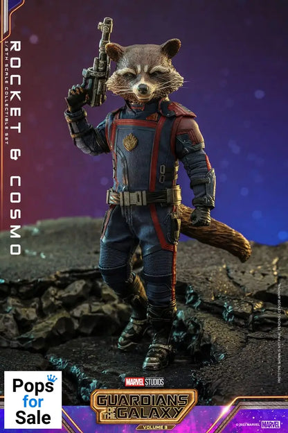 Guardians of the Galaxy Vol. 3 Movie Masterpiece Action Figuren 1/6 Rocket & Cosmo 16 cm Action figures