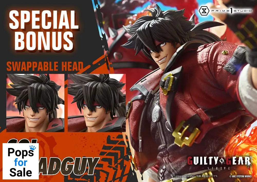 Guilty Gear Strive Ultimate Premium Masterline Series Statue 1/4 Sol Badguy Bonus Version 82 cm