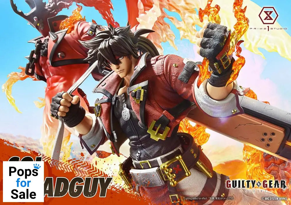Guilty Gear Strive Ultimate Premium Masterline Series Statue 1/4 Sol Badguy Bonus Version 82 cm