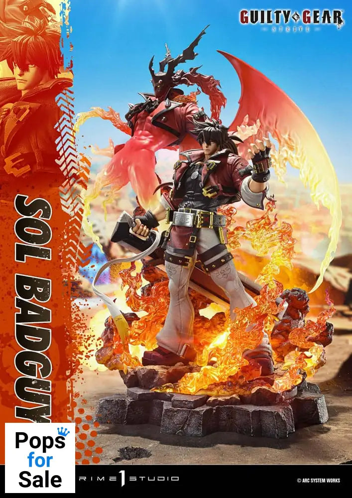 Guilty Gear Strive Ultimate Premium Masterline Series Statue 1/4 Sol Badguy Version 82 cm
