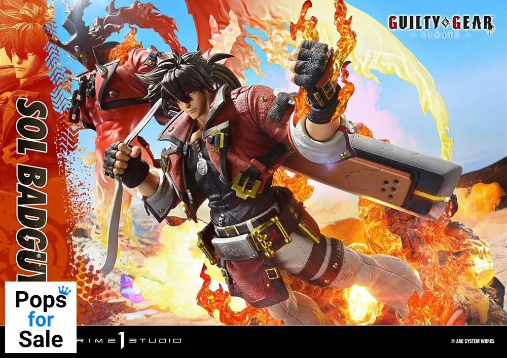 Guilty Gear Strive Ultimate Premium Masterline Series Statue 1/4 Sol Badguy Version 82 cm